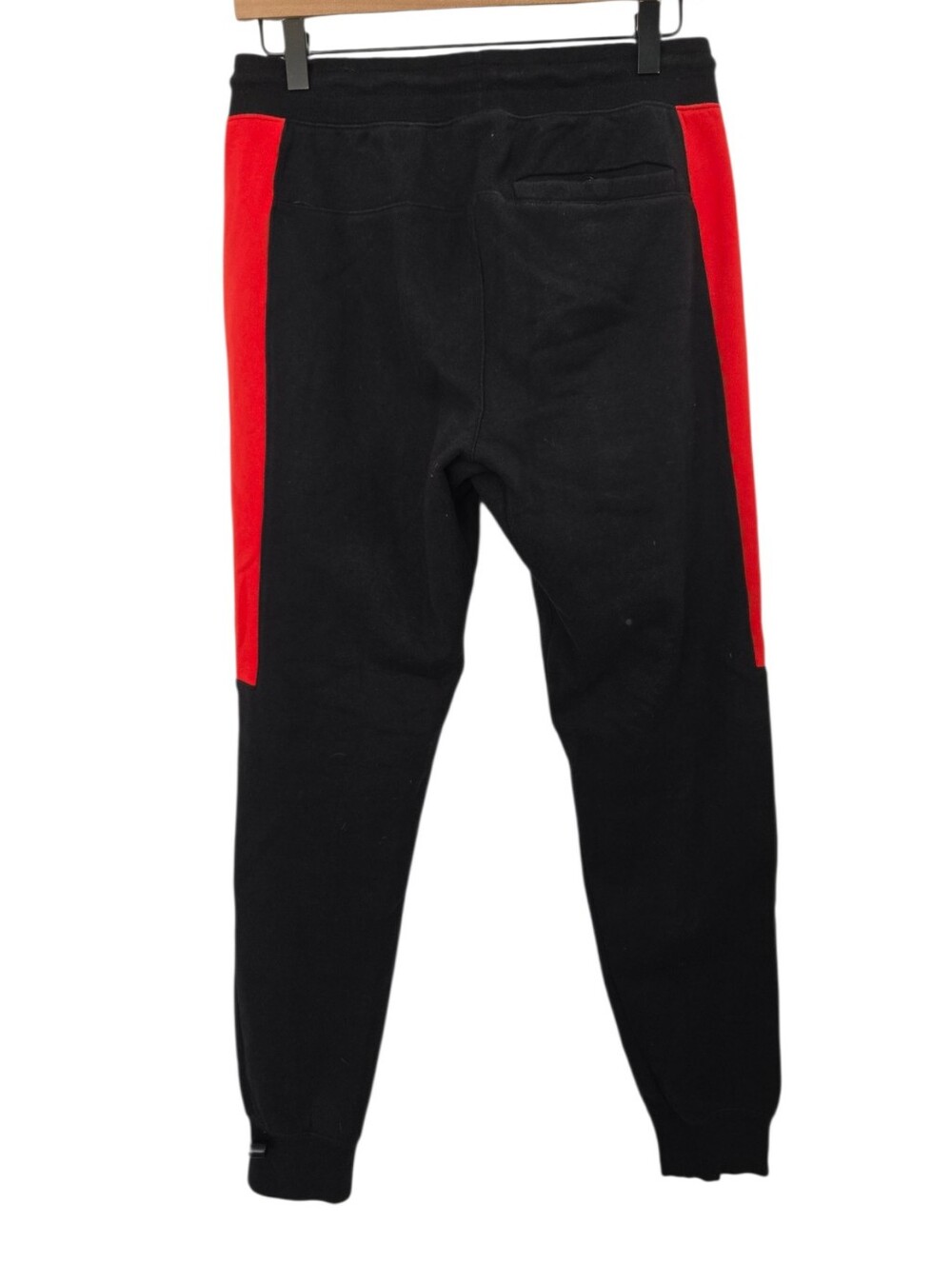Nike Air Women’s Jogger Sweatpants | Black & Red Fleece Athleisure Joggers Small - Picture 4 of 5